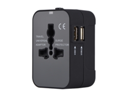 Plug de Viagem EOOCOO (multifuncional com Usb Duplo)