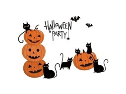 2026 adesivos de Parede de Halloween com Abóboras e Gatinhos Pretos para Decoração de Casa e Festa