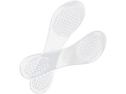 Partykindom 1par De Palmilhas Gel Transparentes Para Sapatos Salto Alto, Antiderrapantes, Para Cuidados Com Os Pés