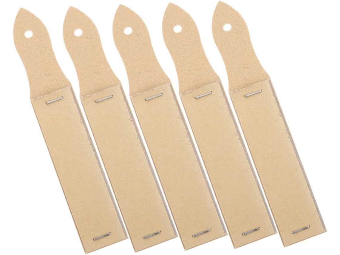 Conjunto De 5 Apontadores Lápis Lixa Para Desenho, Em Papel Cáqui,