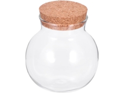 Recipiente Hermético De Vidro Wooneky Com Tampa Cortiça, 500ml, Para Armazenamento Seguro De Alimentos Em Casa E Na