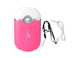 Ventilador Portátil Mini Eléctrico Secador de Pestanas Rosa Fashionable