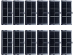 Pacote Com 12 Filtros Hepa De Reposição Compatíveis Os Aspiradores Robô Dreame X40 /l40 Ultra, L10s Pro Ultra/ L10s Ultra Gen 2 E Mova P50/p10 Series