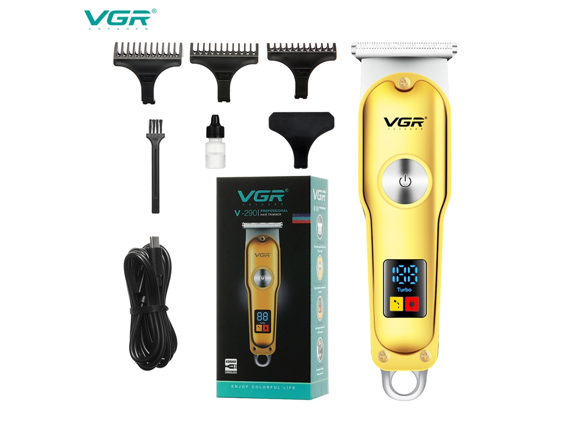 Máquina De Cortar Cabelo Elétrica, Novo Modelo, Visor Inteligente, Aparador De Cabelo Portátil Com Função De Modelagem.