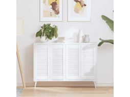 Vidaxl Portas De Armário 4 Pcs Design De Persiana 69x29,5 Cm Branco