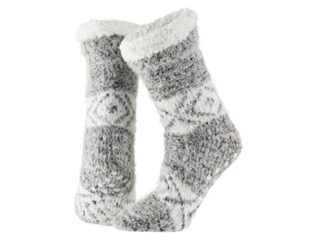 Meias APOLLO HOMEWEAR para Mulher (TU - Poli?ster - Bege)