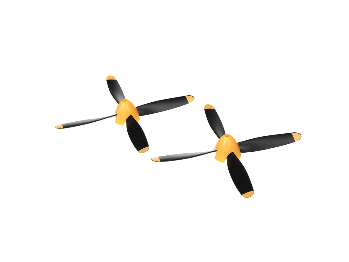 Volantexrc Mini Mustang P 51d Avião Rc Asa Fixa Peças De Substituição Hélice De 4 Pás Conjunto Completo
