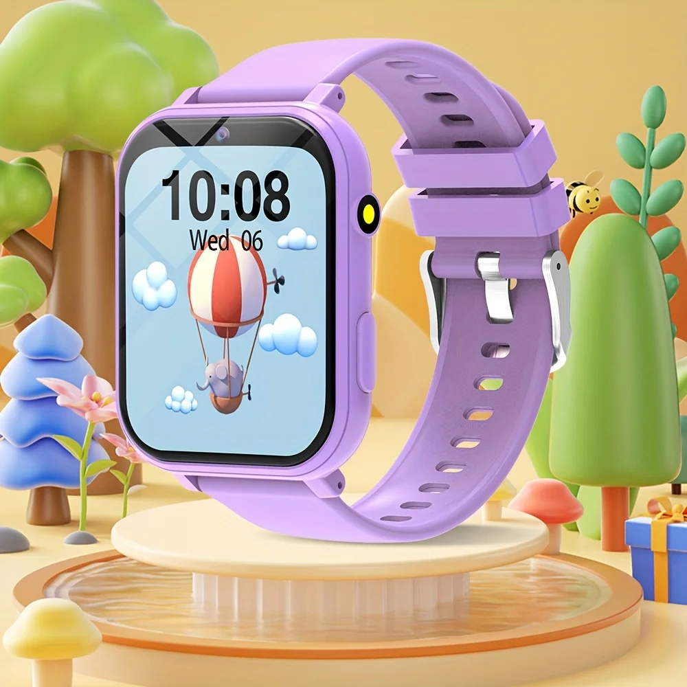 (roxo) Smartwatch De Brinquedo Com Tela Sensível Ao Toque De 1,83 Polegadas