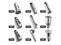 Cabeça De Spray Substituta Universal Para Torneira De Cozinha Com 1/2 Polegada, Abs Prateado, Fácil Instalação E Limpeza