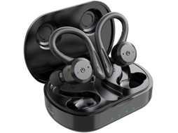 Microfone Tws Estéreo Yizhood Bluetooth Preto