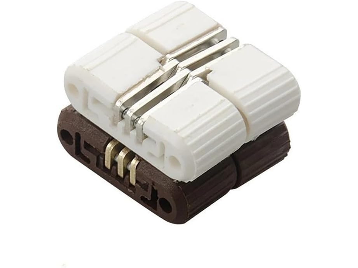Conjunto De 6 Dobradiças Invisíveis Para Portas Dobráveis, Dobradiças De Plástico Ocultas Para Conexão Mesas Jantar E