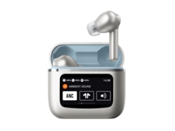 Auriculares Sem Fios Bluetooth 5.3 Som Hi-fi Som Estéreo Cancelamento De Ruído Display Led/lcd Controlo Tátil Lurelia