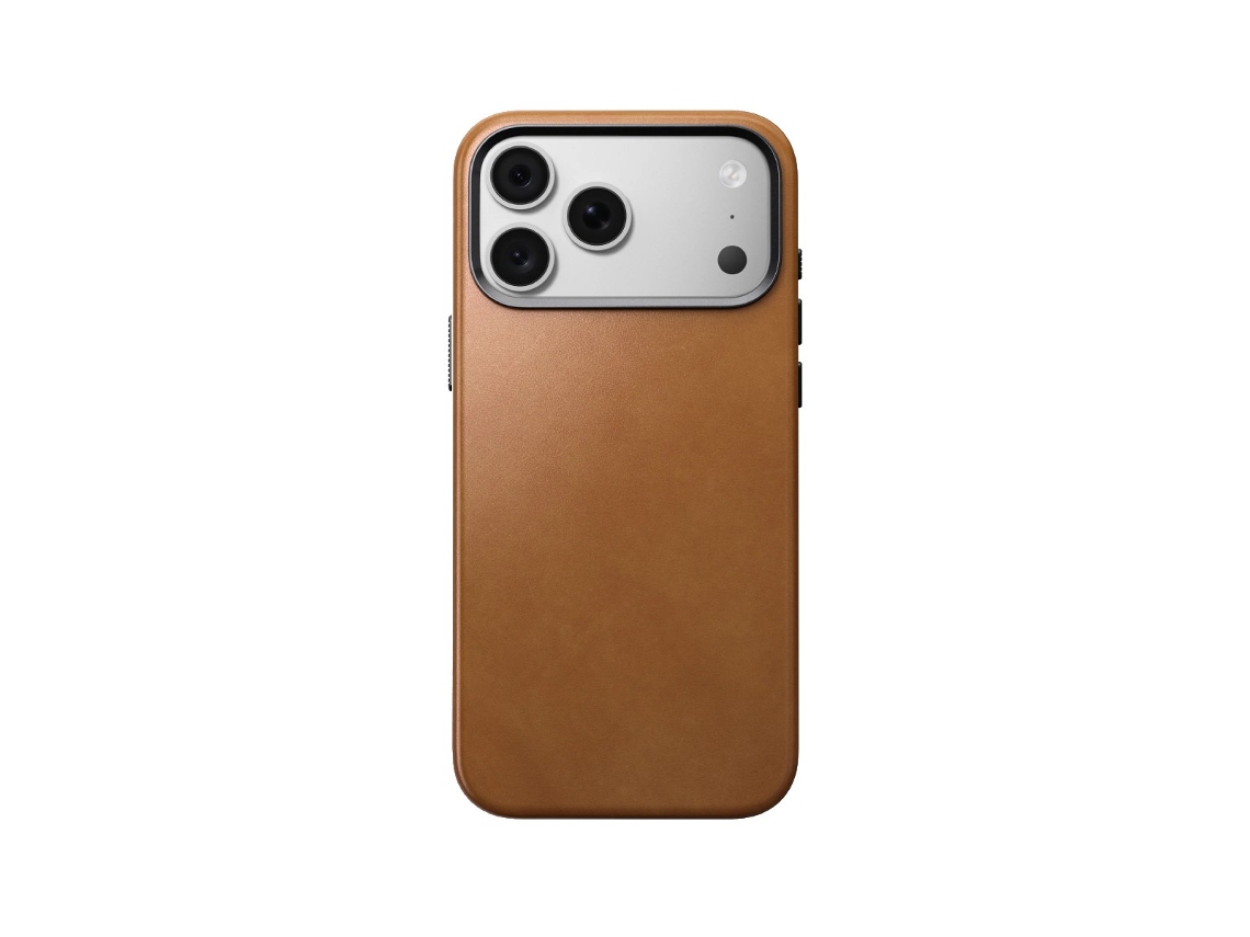 Capa Magsafe Para Iphone 18 Pro Max / 17 Pro Max Em Pele Genuína