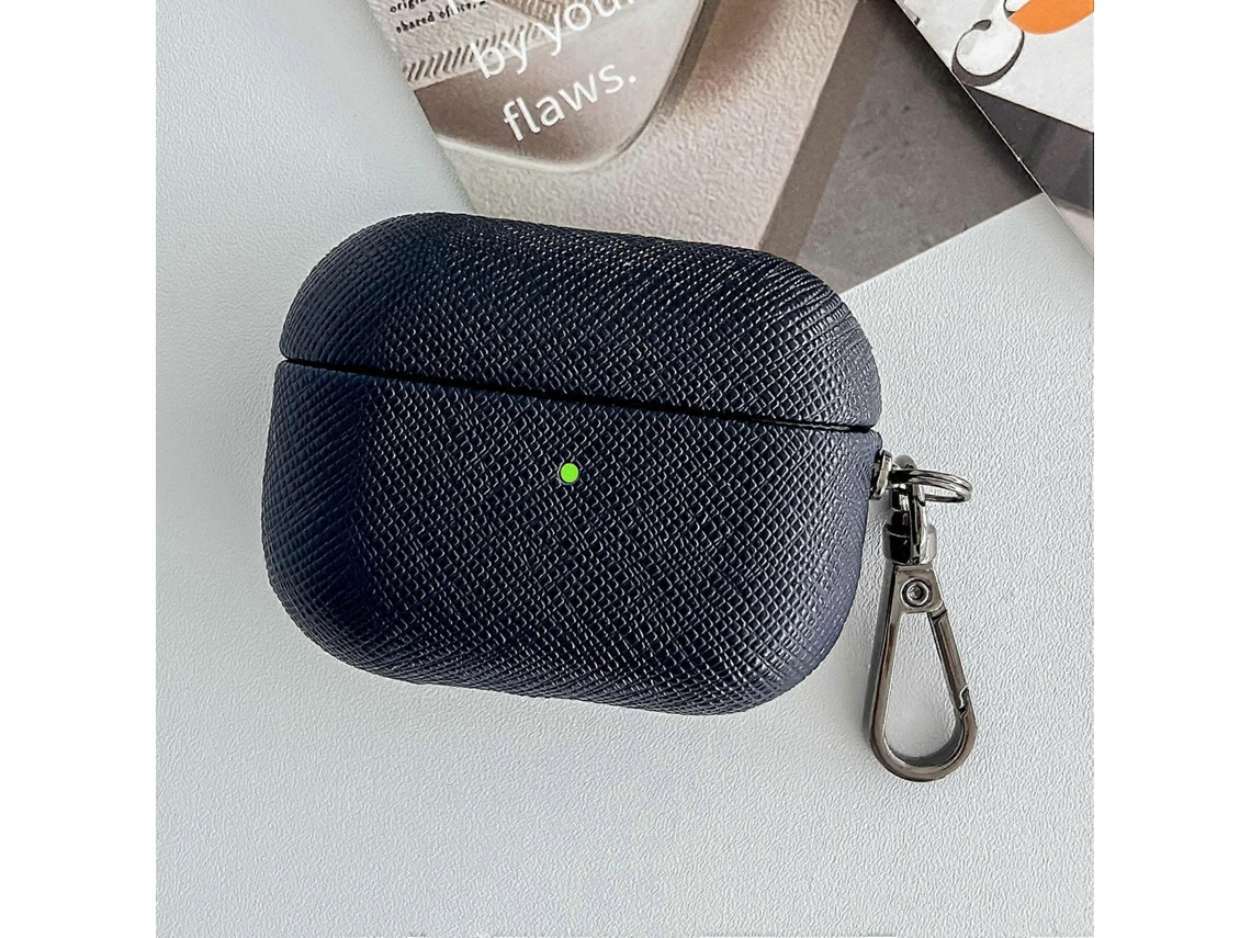 Camada Protetora para Fone de Ouvido Bluetooth em Couro Pu com Textura Cruzada GIECY