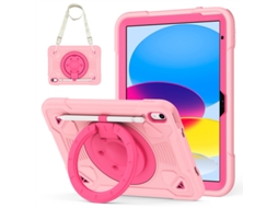 Lurelia Capa Para Samsung Tab A9, Silicone, Rosa, Proteção Contra Quedas, Uso Diário