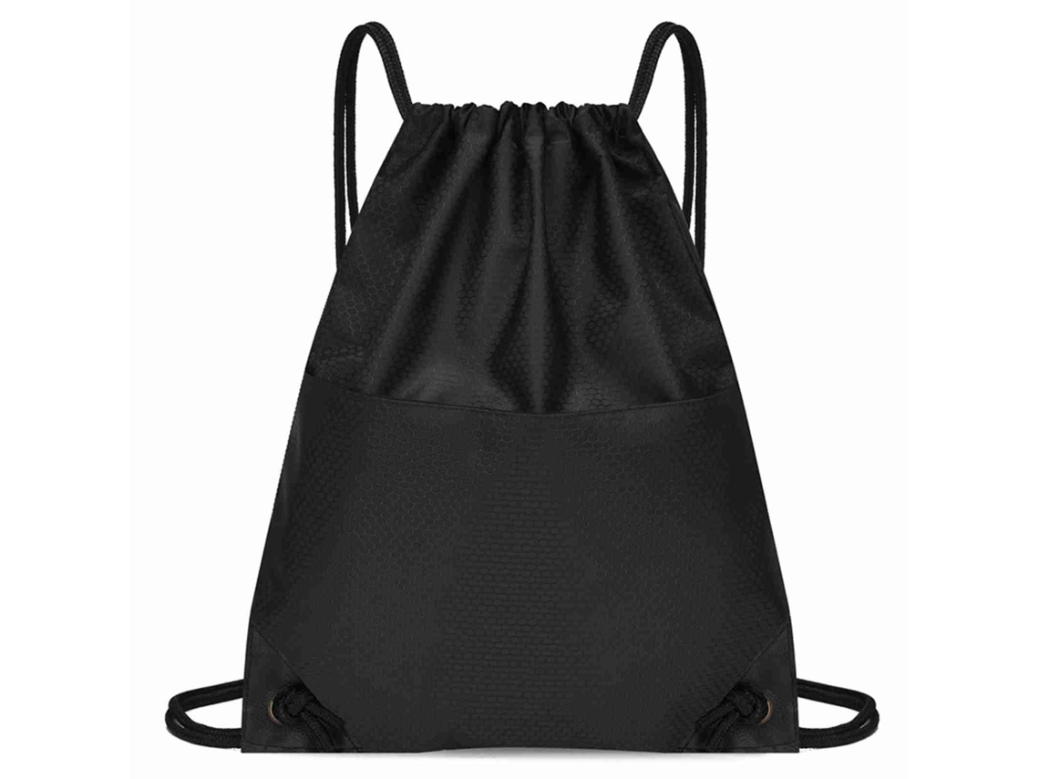 Yncm-mochila De Corda Oxford Impermeável Com Bolso Zipper