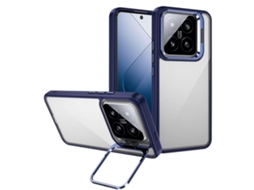 Capa Protetora De Acrílico Tpu Com Suporte Para Xiaomi 14 Pro, Cor Safira