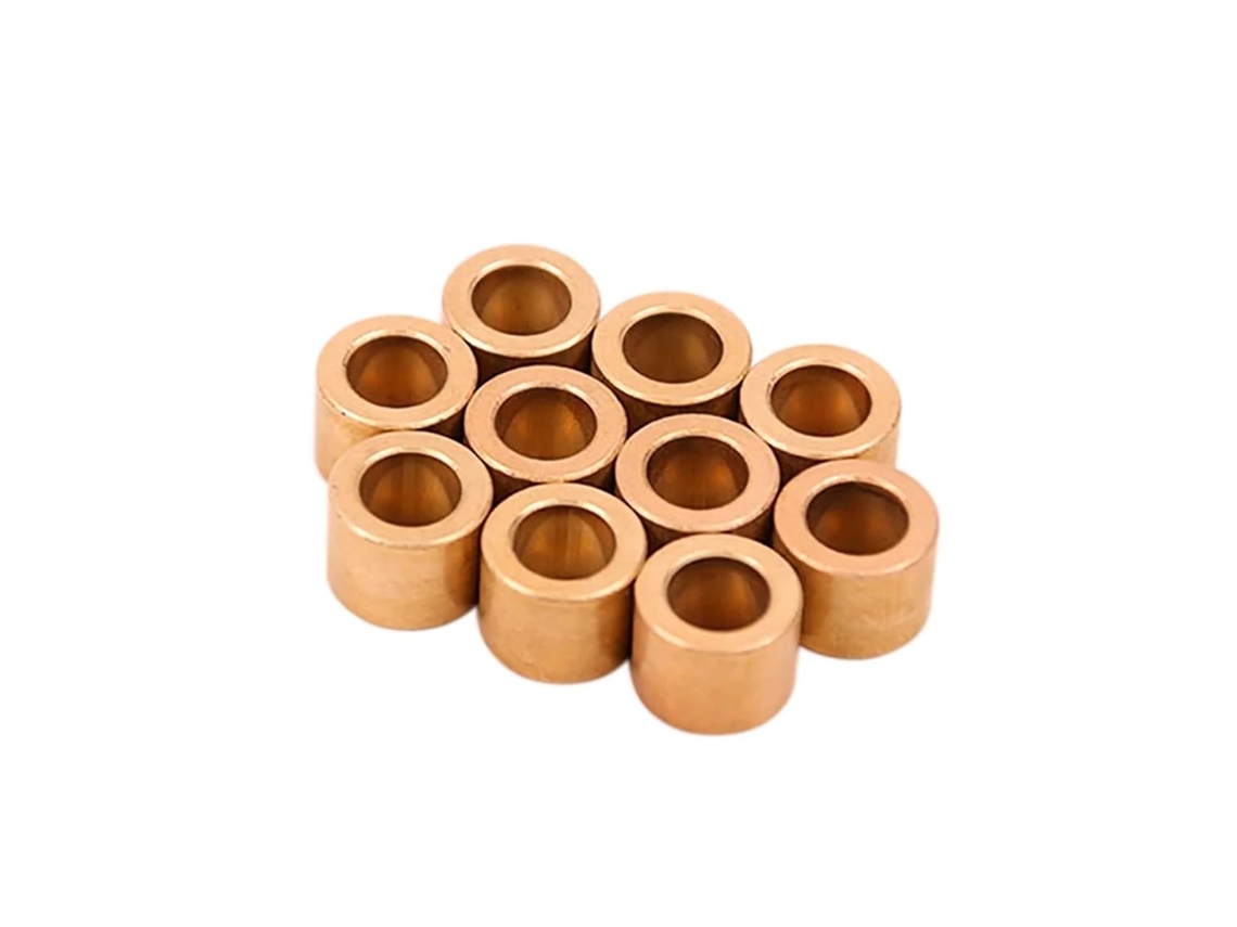 10 Peças Lote Fu1 Fu 1-bucha Autolubrificante De Bronze Sinterizado Com Manga, Diâmetro Interno De 6mm X Externo 10mm