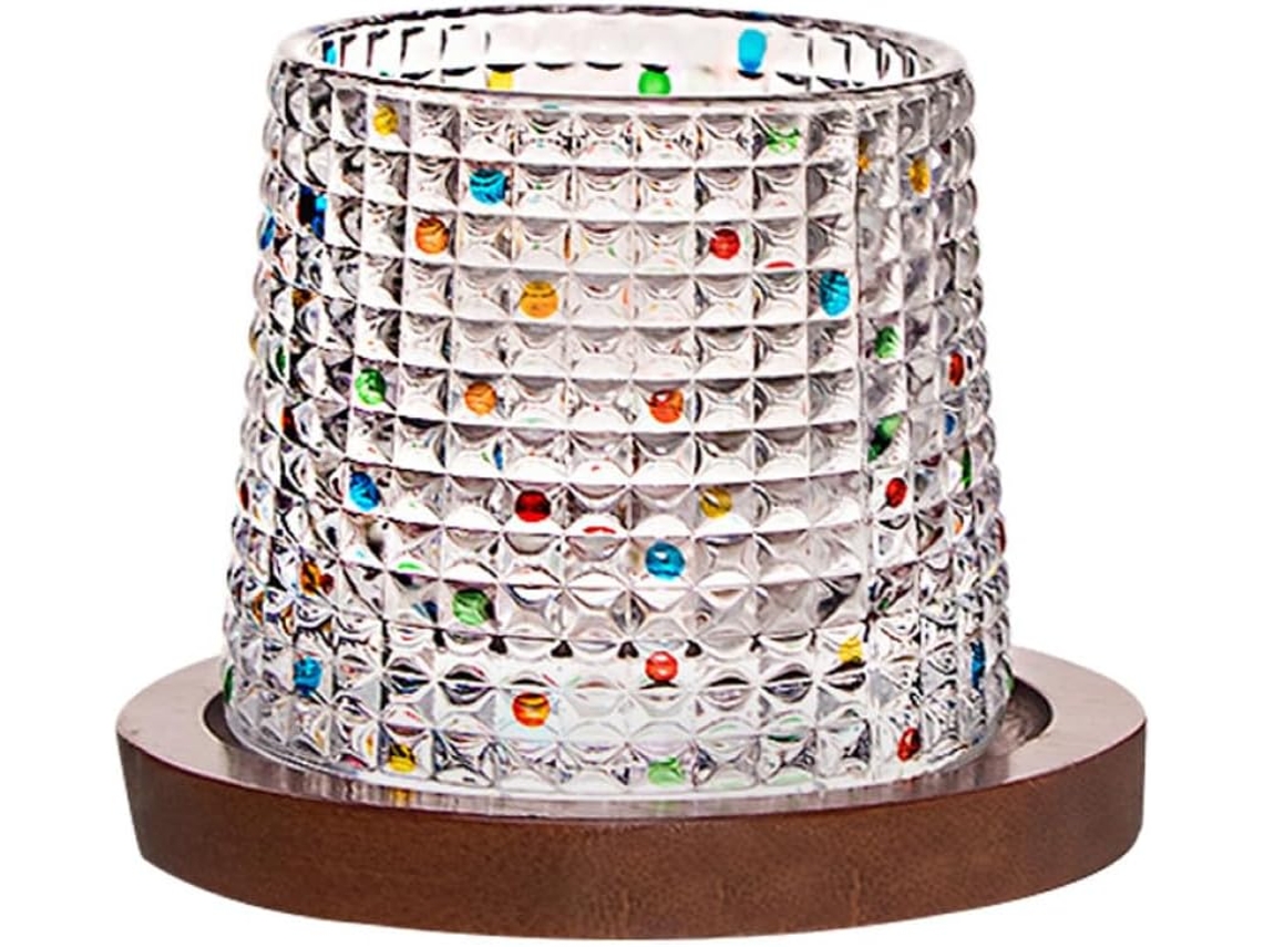 Conjunto De 1 Copo De Uísque Giratório Vicasky Com Base De Copo Bis