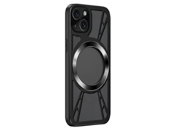 Capa Magnética Com Dissipação De Calor Oca Para Iphone 15 Com Capa De Silicone
