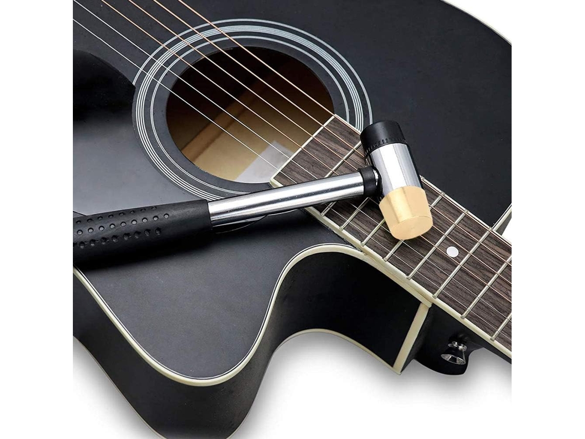 Martelo Para Guitarra, Com Cabeças De Latão E Borracha, Martelo