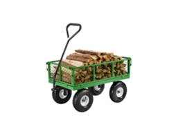 Carrinho De Jardim Em Aço De 1700 X 480 X 515 Mm Carga De 308,44 Kg, Verde Vevor