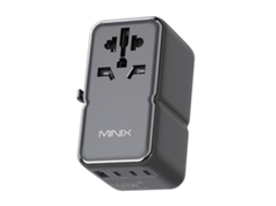 Adaptador de Viagem com Carregamento Rápido Pd 140w, Portas Usb a e Usb c, Global Universal. EOOCOO