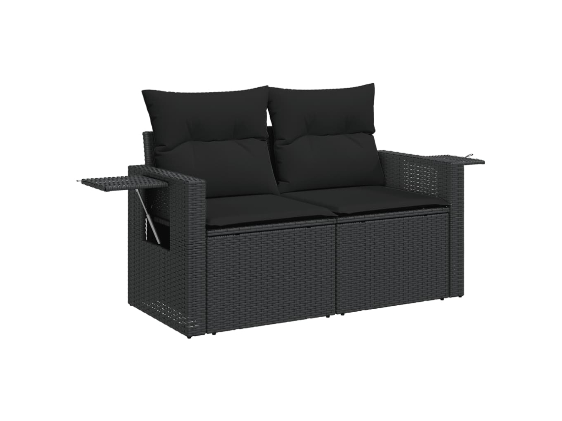Garden Sofa, Garden Sofas Vidaxl Preto Rattan / Vime (n/a)