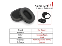 Almofadas De Substituição Para Fones De Ouvido Sony Mdr Zx770bn Mdr Zx770ap Mdr Zx770bn Zx770ap, Almofadas De Couro Pu Db Brilvibera