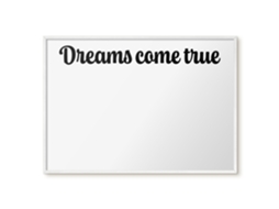 Magnetic Board Dreams Come True For The Living Room Espelharte (100x70 Cm)