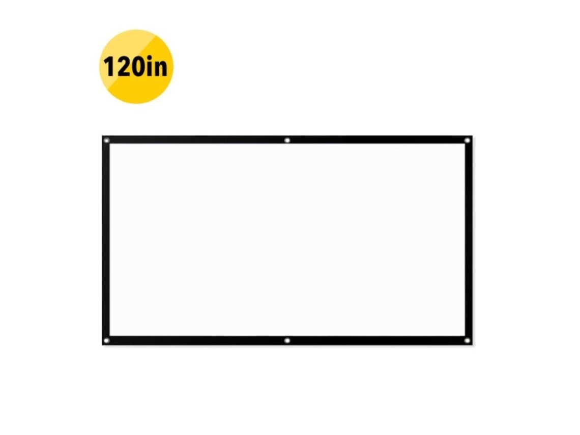 Tela De Projeção De 120 Polegadas Para Tela De Projeção 240 X 180 Cm Branca