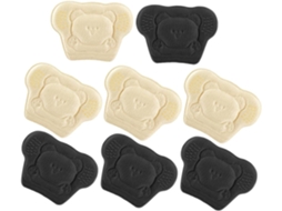 Packove 4-pares De Protetores Calcanhar Substituíveis Bear