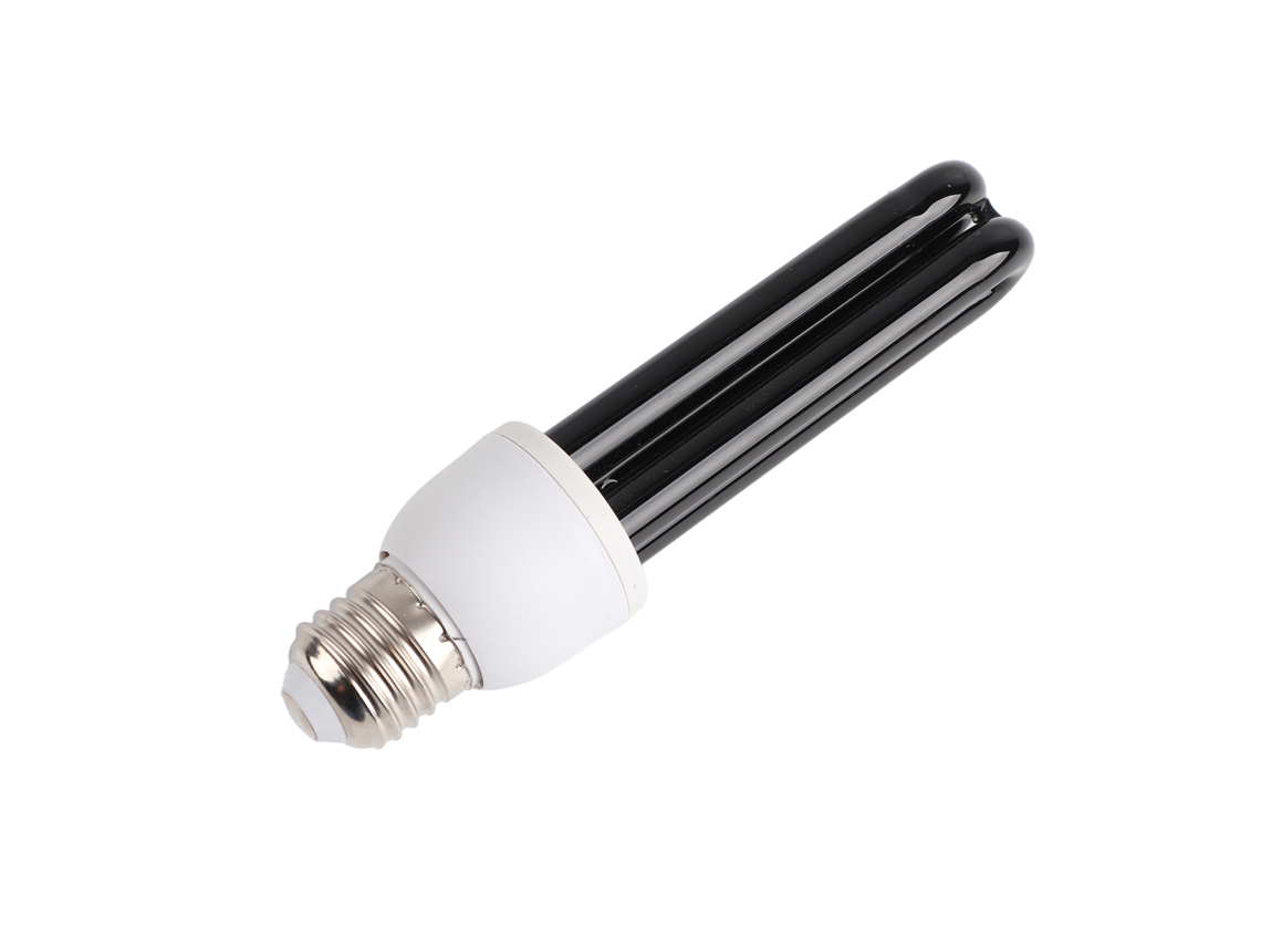 Lâmpada Fluorescente Ultravioleta E27, Luz Negra, Lâmpada Germicida para Boates e Bares CHABERLU