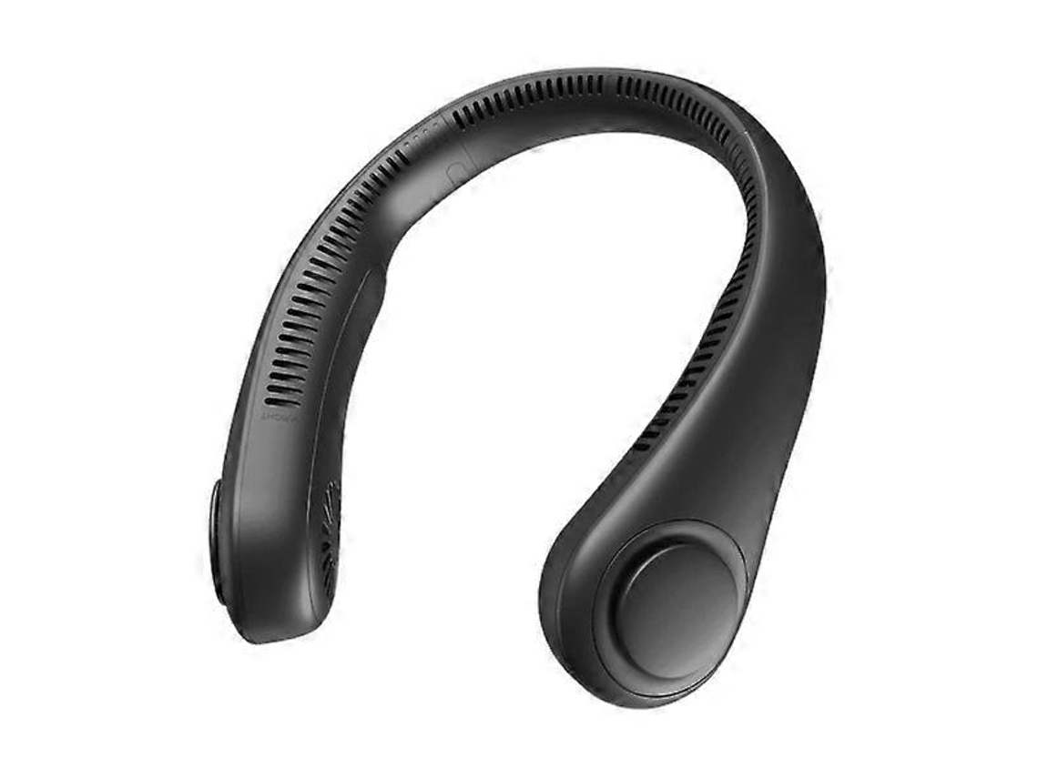 Ventilador de Pescoço Portátil, Preto AQUAFORGE