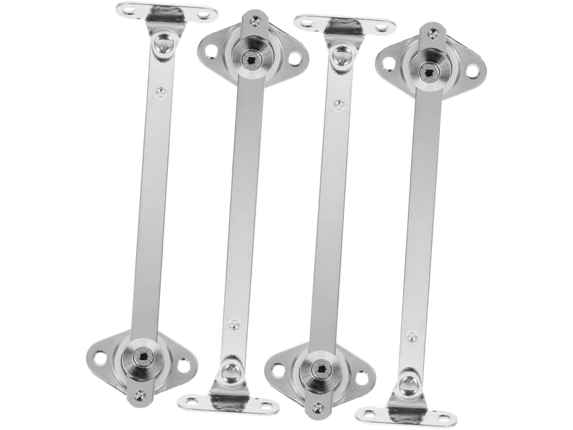 Conjunto De 4 Dobradiças Liga Zinco Para Portas Armário Com Design