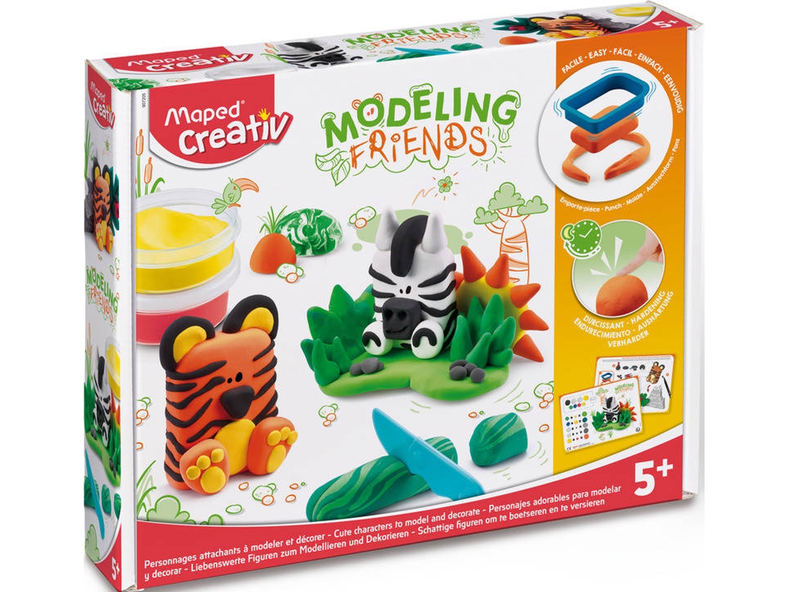 Plasticina MAPED CREATIV Conj. Animais Selvagens
