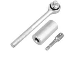 Chave De Torque Universal Com Adaptador De Broca, Soquetes 7-19mm, Acessório Para Chave De Soquete