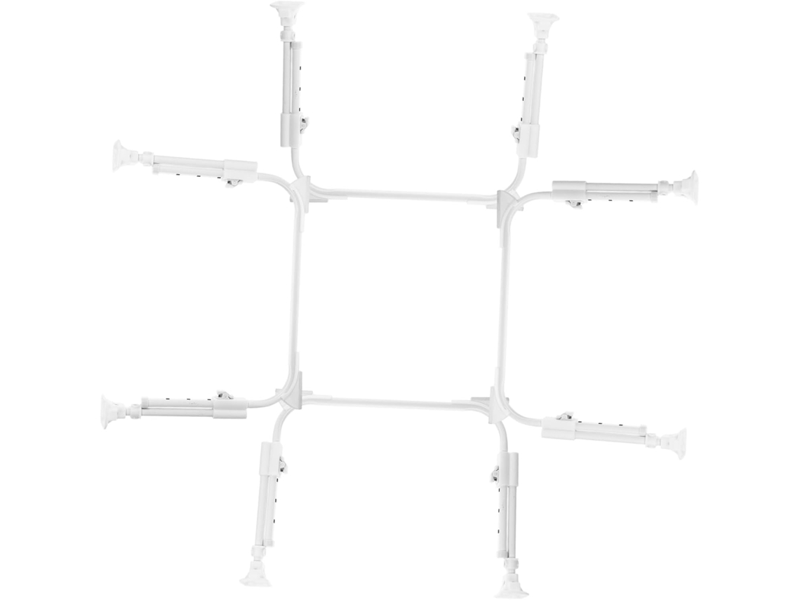Nuobesty 2-pares De Pés Mesa Ferro Em Formato U Para Substituição, Resistentes À Corrosão E Com Design Elevável