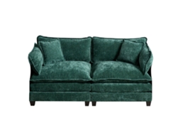 Sofácloud2lverde,modular,chenille,s/braços. Cs