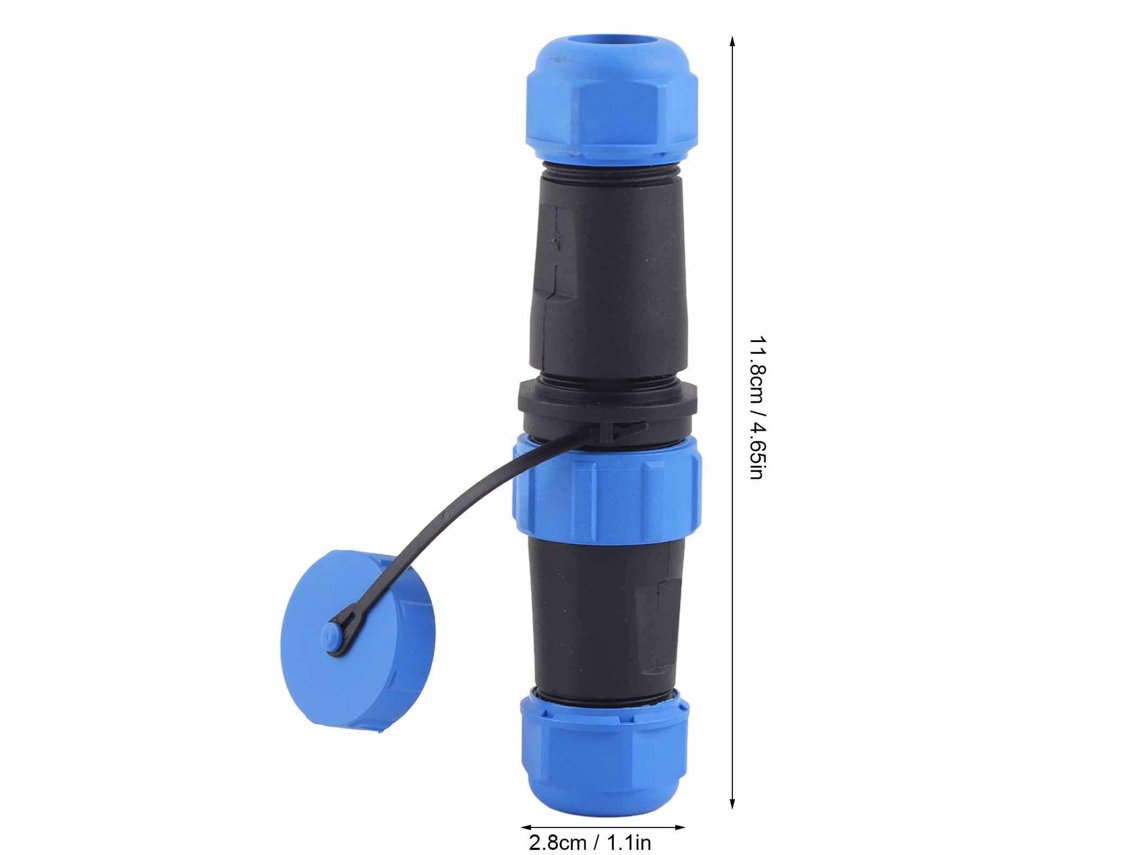 Conector De Avião Plástico À Prova D'água Sp21 7pin