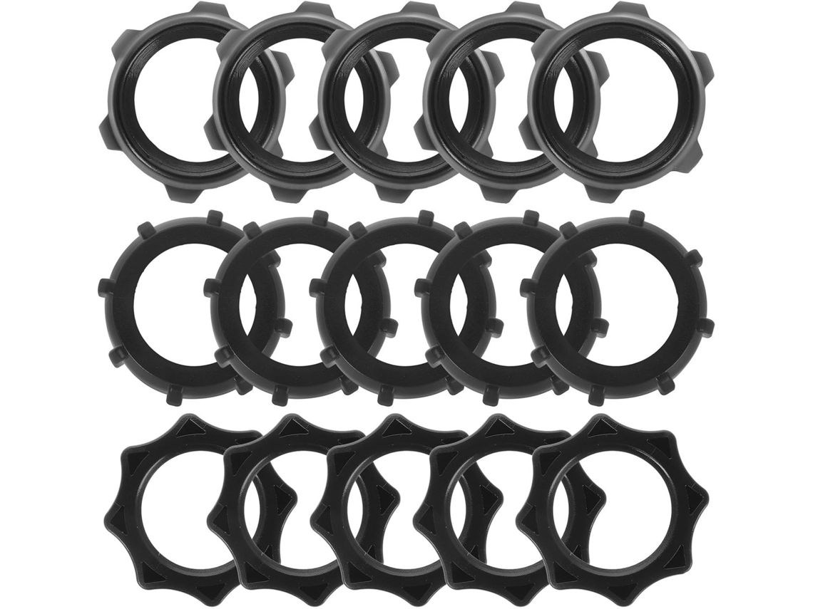 Conjunto de 15 abraçadeiras de plástico Preas para fixação de cabos em carros.