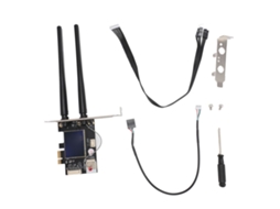 Aetheria adaptador de Rede Pcie Wifi 600mbps 2,4g/5g Bluetooth 4.2 Antenas 6dbi para Desktop