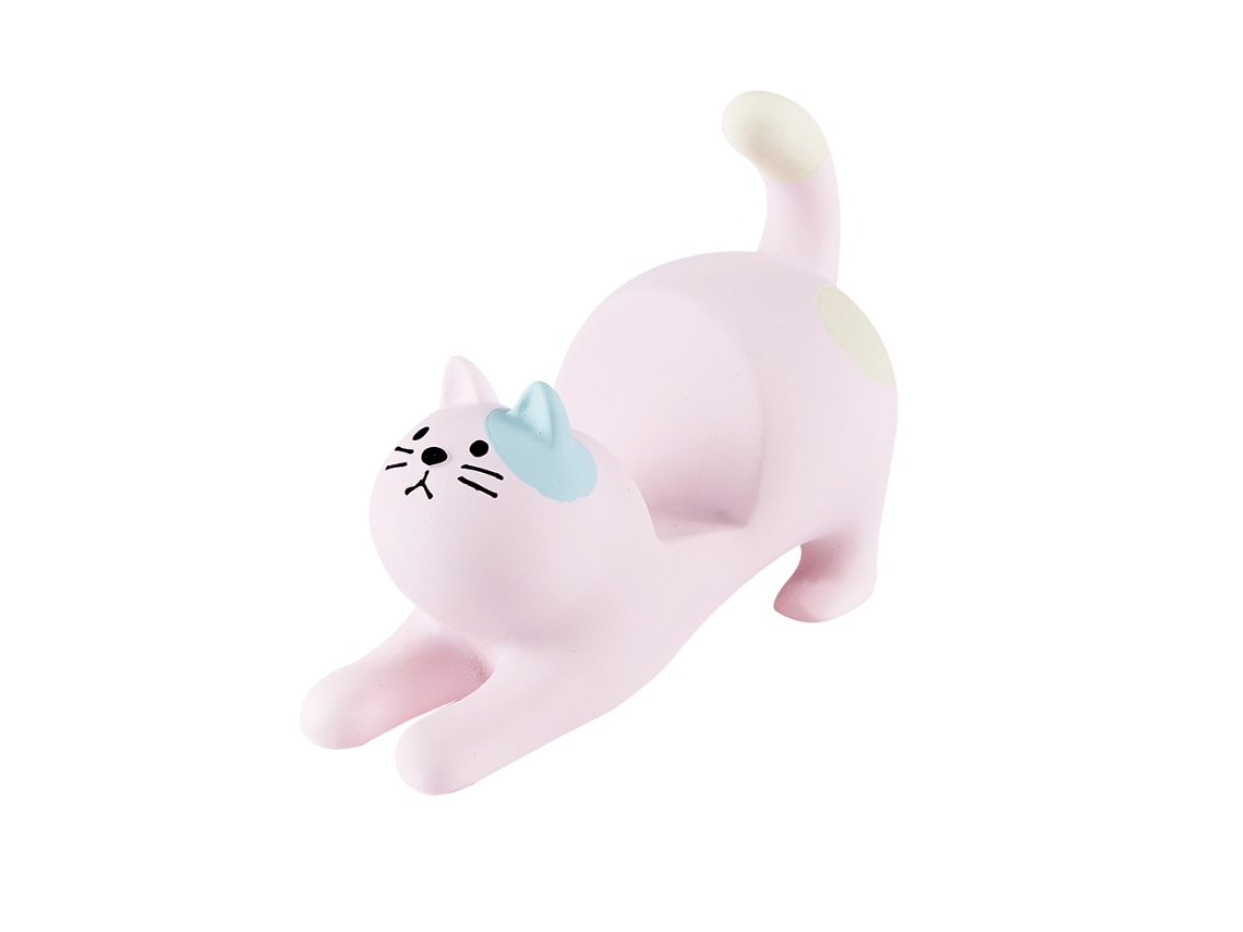 Suporte para celular em formato de gato fofo, personalizado, resina, decoração de mesa ou casa