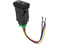 Fiação Chicote Para Farol Neblina Carro, Interruptor, Plástico Preto