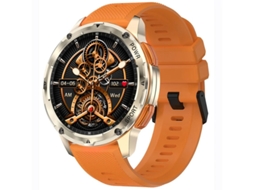 Smartwatch com Tecido Hd Amoled Bluetooth Chamadas Frequência Cardíaca Pressão Arterial Monitoramento e Rastreamento de Oxigênio no Sangue Bestvite