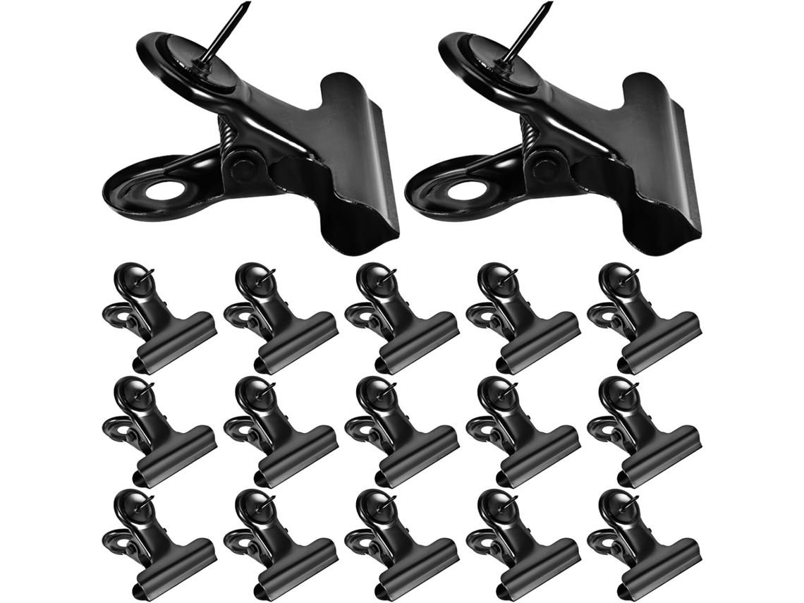 Conjunto De 30 Prendedores Metal Com Tachinhas Para Pastas E Quadros, Com Design De Tachinha, Ideais Para Projetos