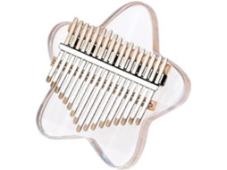 Kalimba Profissional De 17 Teclas Em Acrílico Transparente