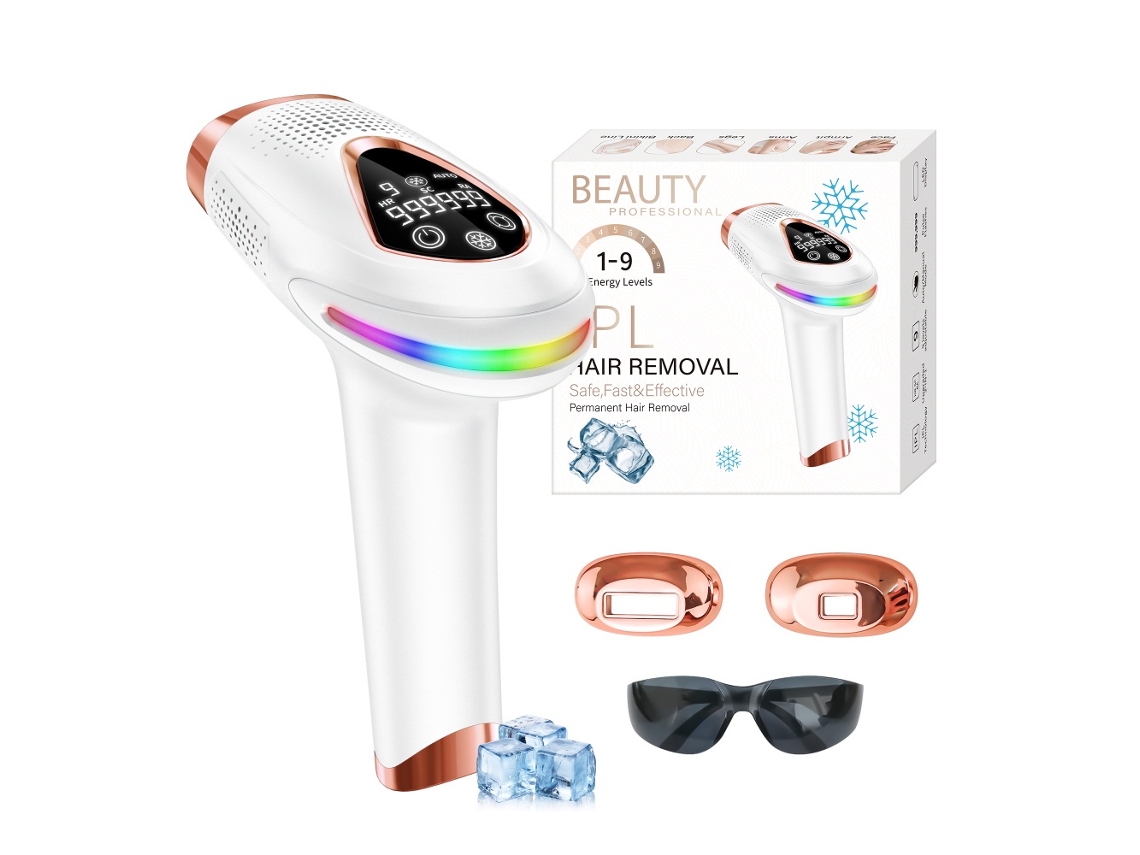 Depiladora A Laser Ipl Avançada Com Resfriamento De Safira Depilação Corpo Inteiro (branco)
