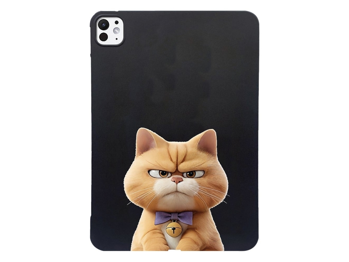 Capa Para Ipad Pro 13 Com Estampa Do Garfield, Fina E Flexível, Protetora Tablet. Tuotuo (2024)