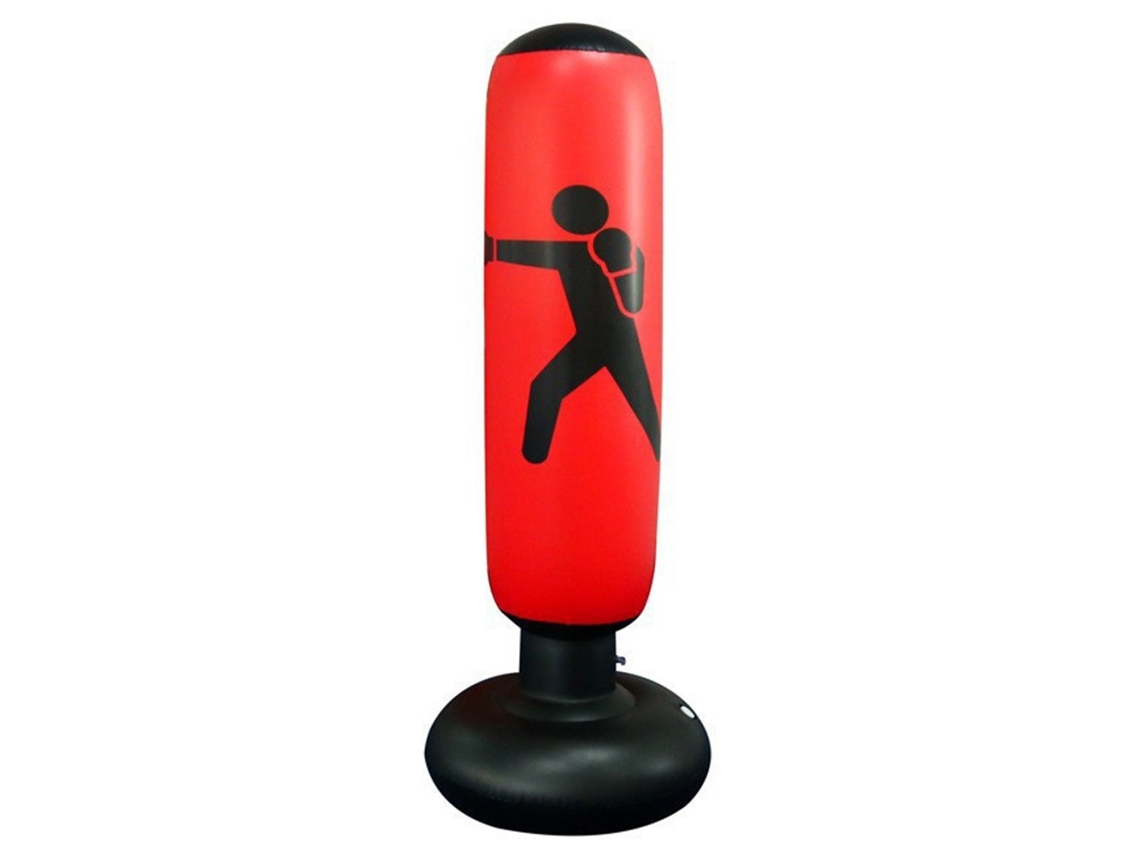 Saco De Pancada Inflável Pillar Boxing De 160 Cm Para Treinamento De Condicionamento Físico. Brilvibera